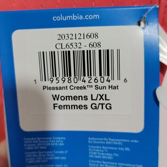 Columbia Pleasant Creek Sun Hat Womens L/XL Vented Breathable UPF 50 Omni Shade - Picture 9 of 16